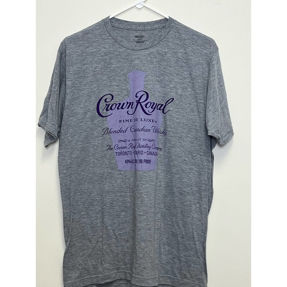 Crown Royal Genderless Shirt Large Tagless T-Shirt - Picture 1 of 4